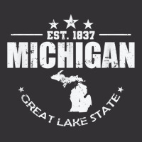 Michigan Est. 1837 Great Lake State Usa T Shirt Vintage Hoodie And Short Set | Artistshot