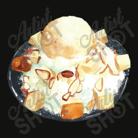 Korean Shaved Ice Bingsu ,korean Almond Vanilla Bingsu Ice Cream Scorecard Crop Tee | Artistshot