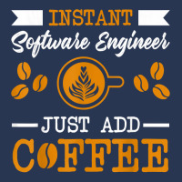 Novelty Instant Software Engineer , Just Add Coffee Proud Of T Shirt Ladies Denim Jacket | Artistshot