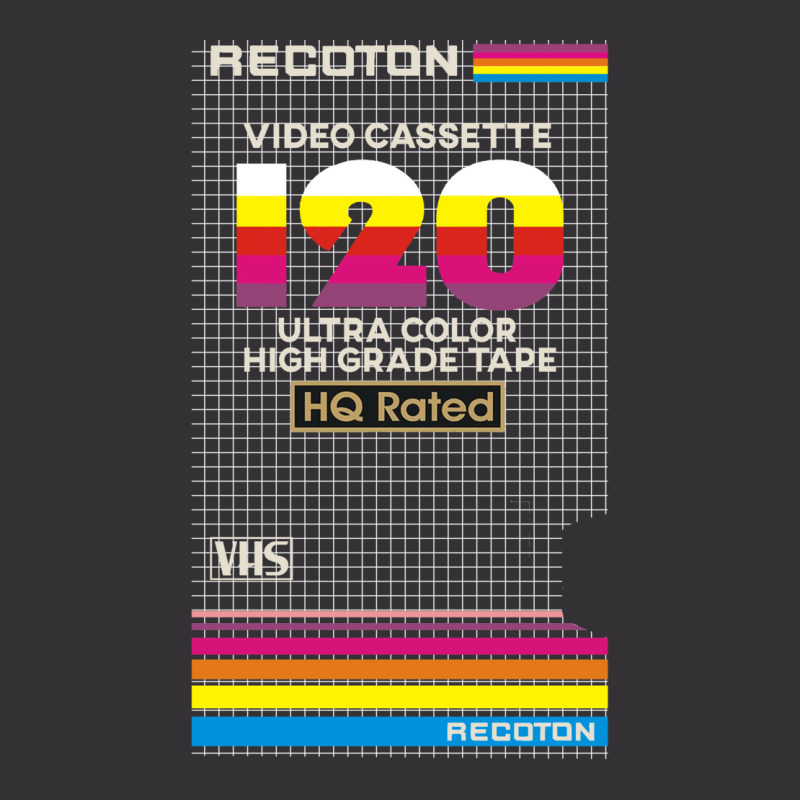 Recoton 120 Ultra Colour High Grade Tape Video Cassette Vintage Hoodie And Short Set | Artistshot