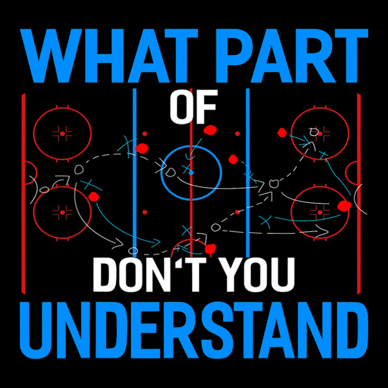 What Part Of Dont You Understand Hockey Funny Goalie Women's V-Neck T-Shirt by MELISSABISHOP | Artistshot