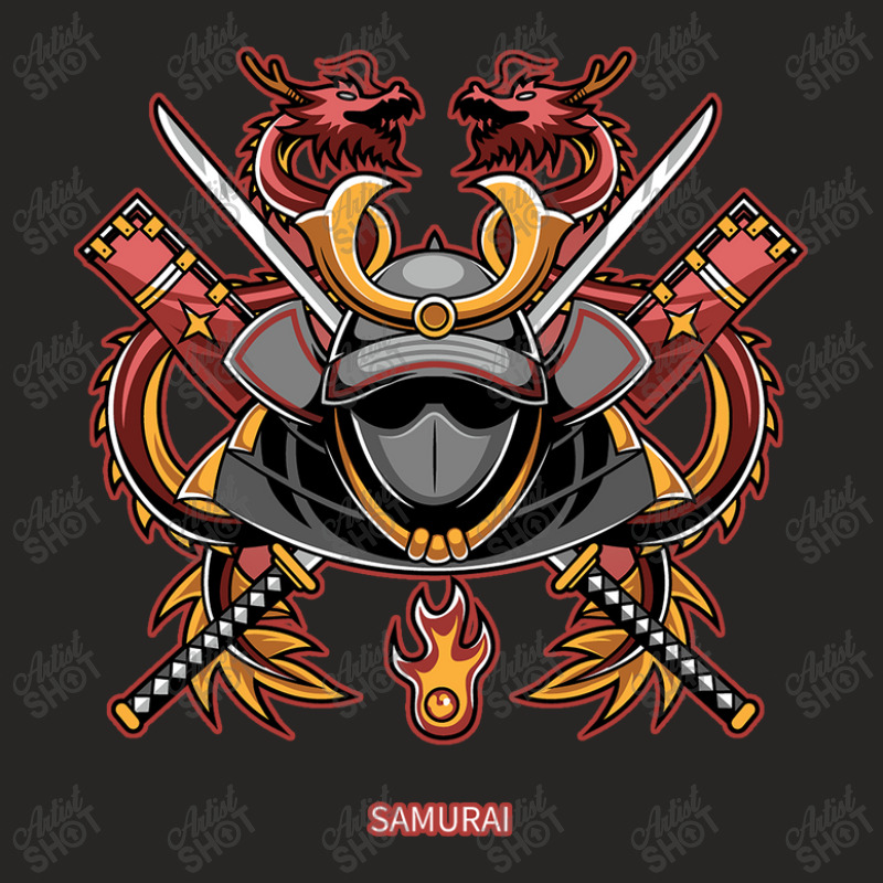 Samurai Ladies Fitted T-Shirt by ib | Artistshot