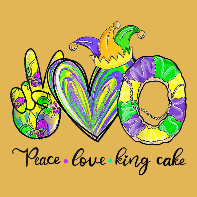 Peace Love King Cake Mardi Gras Tshirt Men Women Kids T Shirt Vintage Hoodie And Short Set | Artistshot