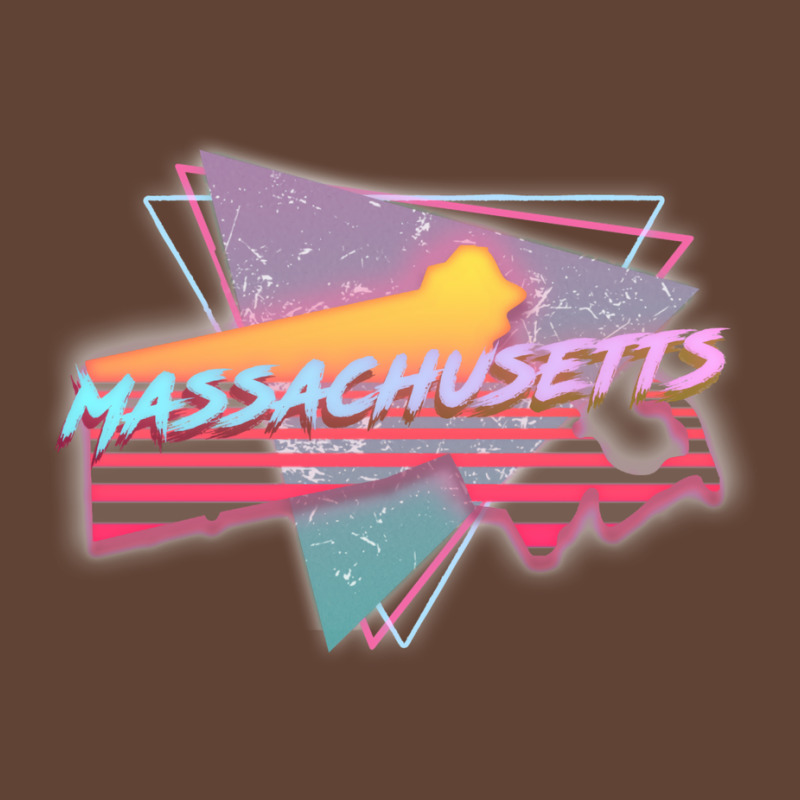 Massachusetts State Outrun Graphic T-Shirt by ojanenpjantam | Artistshot