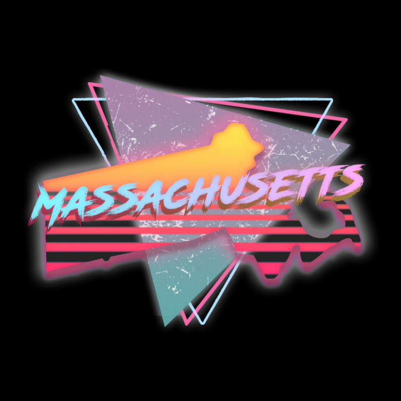 Massachusetts State Outrun Graphic Zipper Hoodie by ojanenpjantam | Artistshot