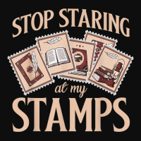 Philately Stop Staring My Stamps Stamp Collector Philatelist T Shirt Crop Top | Artistshot