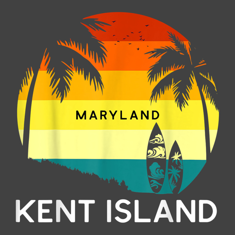 Retro Kent Island Beach Vintage Surf Palm 70s Venice T Shirt Vintage T-Shirt by alph0r9bang | Artistshot