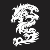 White Firedrake Chinese Dragon Kung Fun Tai Chi Dragon T-shirt | Artistshot