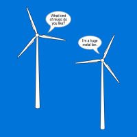 Wind Turbine Talk Graphic T-shirt | Artistshot