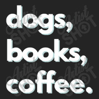 Dogs  Dogs, Books, Coffee Design 3/4 Sleeve Shirt | Artistshot