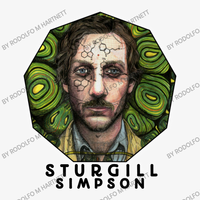 Sturgill Simpson Ladies Fitted T-Shirt by Rodolfo M Hartnett | Artistshot