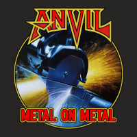 Anvil Metal On Metal (special Edition) 1 Ladies Fitted T-shirt | Artistshot