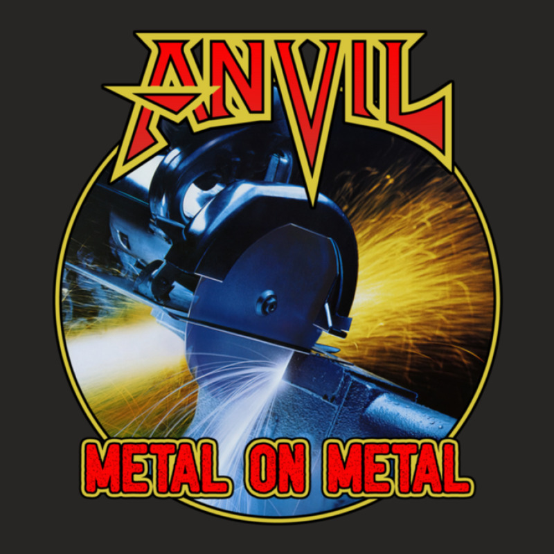 Anvil Metal On Metal (special Edition) 1 Ladies Fitted T-Shirt by RyanDeanCox | Artistshot