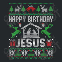 Christmas Outfit Happy Birthday Jesus Holiday Ugly Sweater Crewneck Sweatshirt | Artistshot