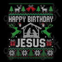 Christmas Outfit Happy Birthday Jesus Holiday Ugly Sweater Men's 3/4 Sleeve Pajama Set | Artistshot