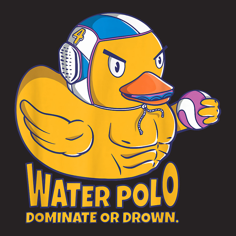 Water Polo Rubber Duck Dominate Or Drown On Funny Water Polo T Shirt Vintage Cap by benoirme | Artistshot