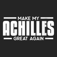 Womens Make My Achilles Great Again Funny Tendon Heel Recovery V Neck Unisex Hoodie | Artistshot