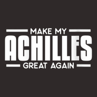 Womens Make My Achilles Great Again Funny Tendon Heel Recovery V Neck Racerback Tank | Artistshot