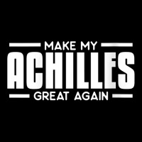 Womens Make My Achilles Great Again Funny Tendon Heel Recovery V Neck Baby Bibs | Artistshot