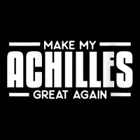 Womens Make My Achilles Great Again Funny Tendon Heel Recovery V Neck Toddler 3/4 Sleeve Tee | Artistshot