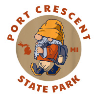 Port Crescent State Park Michigan Hiking Gnome Mi Vacation T Shirt Youth Zipper Hoodie | Artistshot