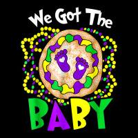 We Got The Baby Funny Mardi Gras For Mom Dad T Shirt Men's Long Sleeve Pajama Set | Artistshot