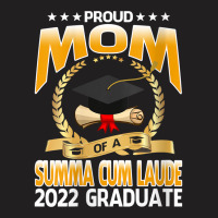 Womens Proud Mom Of A Summa Cum Laude 2022 Graduate V Neck T Shirt T-shirt | Artistshot