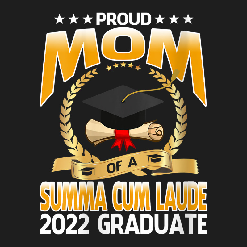 Womens Proud Mom Of A Summa Cum Laude 2022 Graduate V Neck T Shirt Classic T-shirt | Artistshot