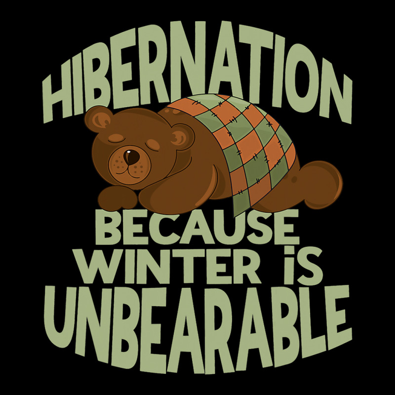 Winter Hibernation Funny Sleeping Bear Pun For Hibernating 1 Long Sleeve Shirts by MELISSABISHOP | Artistshot