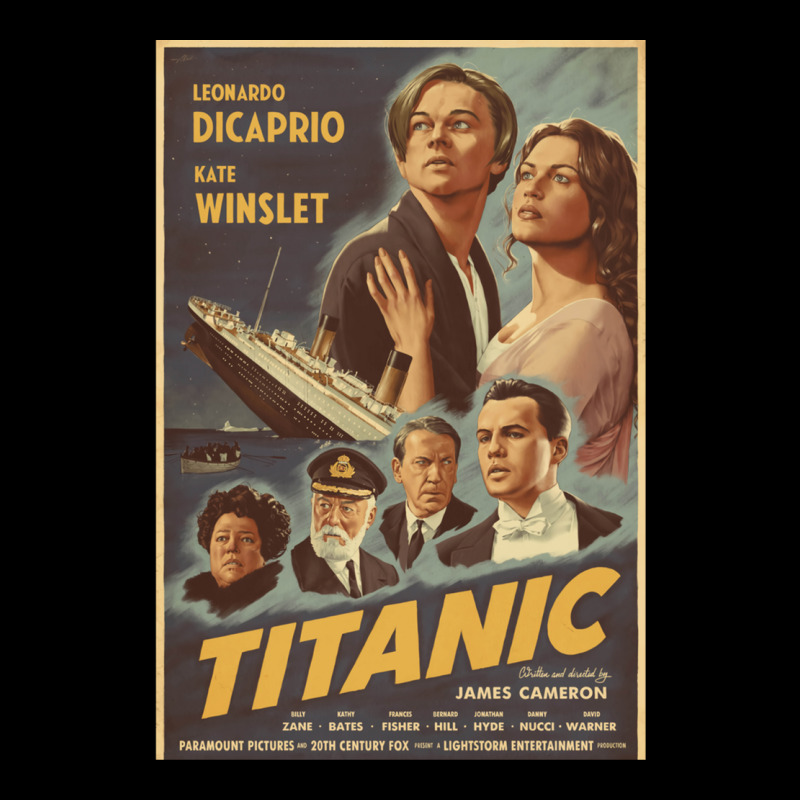 Vintage Titanic Poster Adjustable Cap | Artistshot