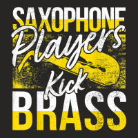 Saxophone Player Pun Brass Instrument Saxist T Shirt Ladies Fitted T-shirt | Artistshot