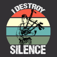 Bagpipes I Destroy Silence Bagpiper Vintage Short | Artistshot