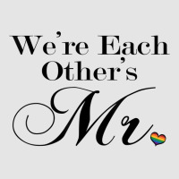 We're Each Other's Mr. Gay Pride Typography W Rainbow Heart T Shirt Exclusive T-shirt | Artistshot