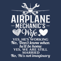 Womens Aircraft Mechanic Wife Airplane Maintenance Technician 3 Men Denim Jacket | Artistshot