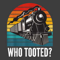 Who Tooted Funny Train Lovers Funny Locomotive & Railroad T Shirt Men's Polo Shirt | Artistshot