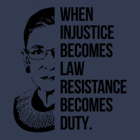 Notorious Rbg When Injustice Becomes Law V-neck Tee | Artistshot