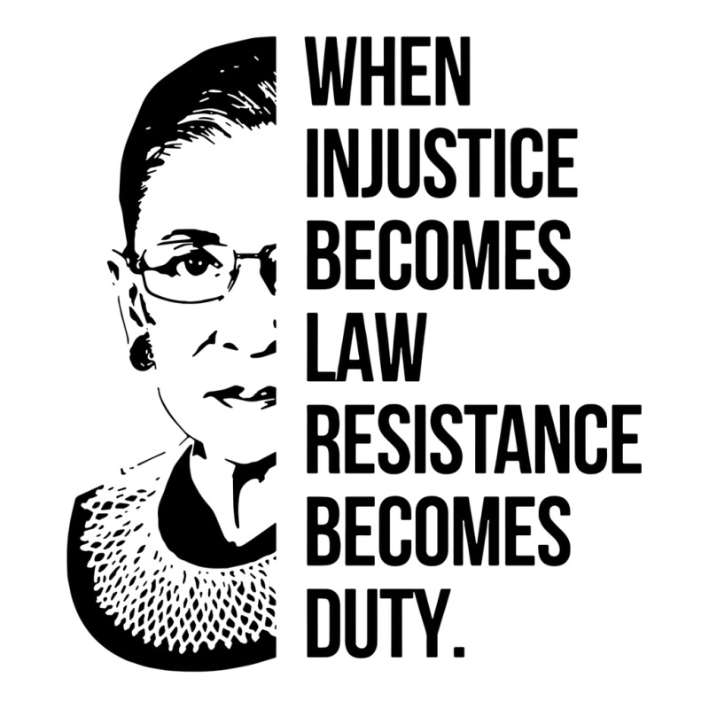 Notorious Rbg When Injustice Becomes Law 3/4 Sleeve Shirt | Artistshot