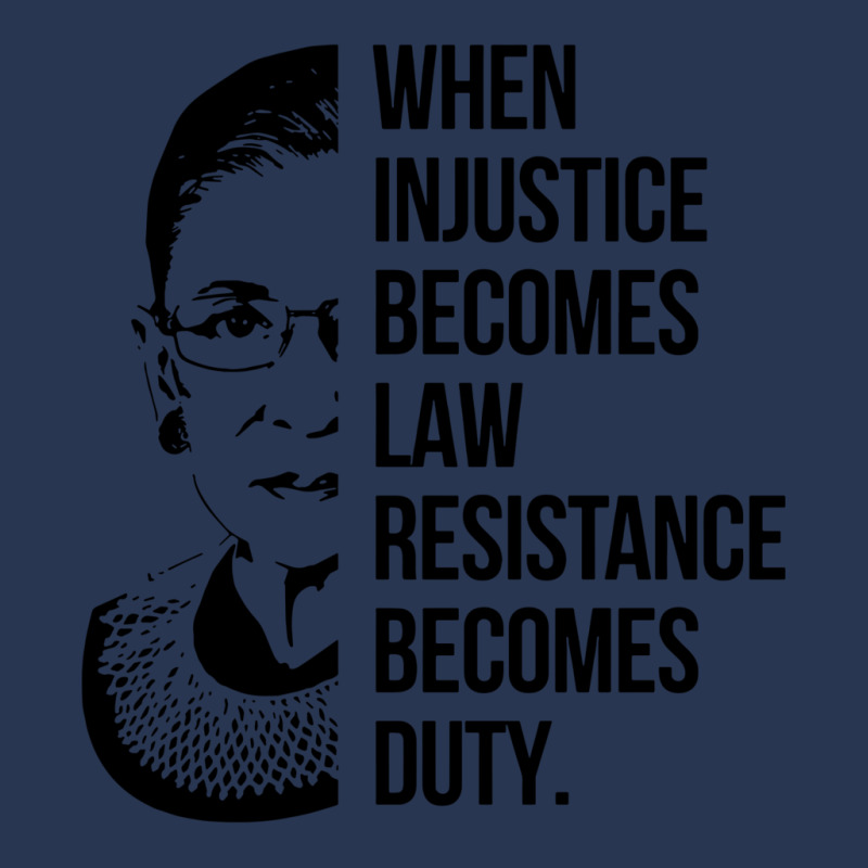 Notorious Rbg When Injustice Becomes Law Men Denim Jacket | Artistshot