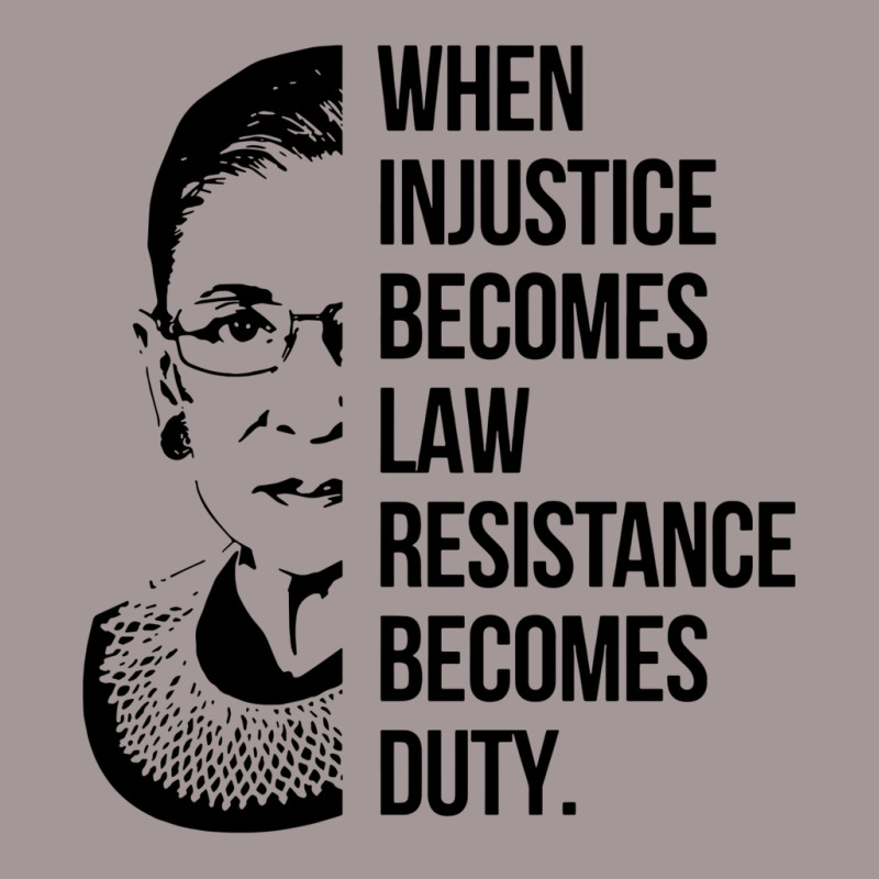 Notorious Rbg When Injustice Becomes Law Vintage Short | Artistshot