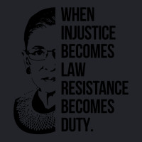 Notorious Rbg When Injustice Becomes Law Lightweight Hoodie | Artistshot