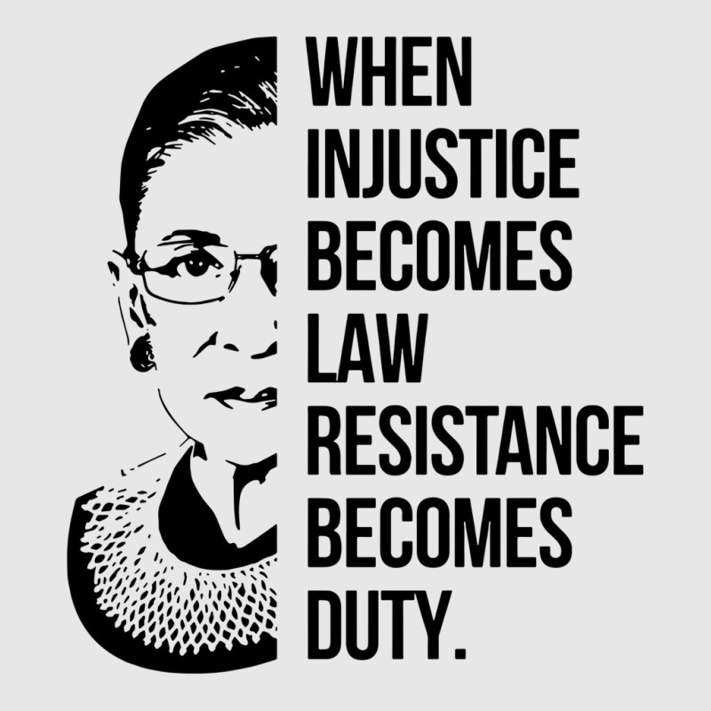 Notorious Rbg When Injustice Becomes Law Hoodie & Jogger Set | Artistshot