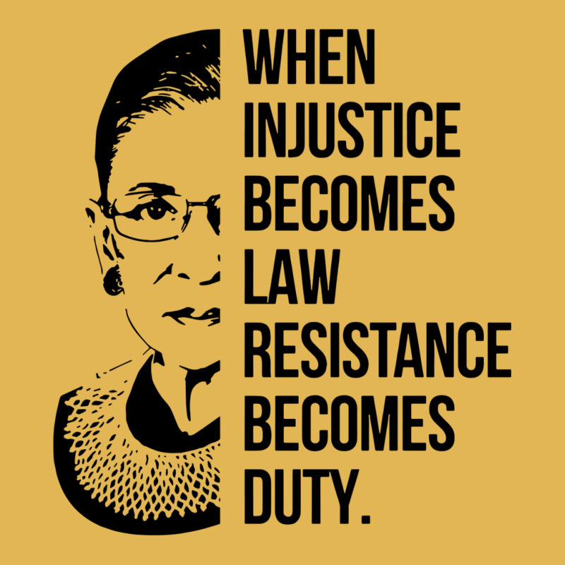 Notorious Rbg When Injustice Becomes Law Vintage Hoodie And Short Set | Artistshot