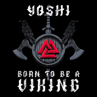 Yoshi   Born To Be A Viking   Personalized Tank Top Graphic T-shirt | Artistshot