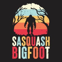 Bigfoot T  Shirt Bigfoot Sasquatch Vintage Sunset Forest Gift T  Shirt T-shirt | Artistshot