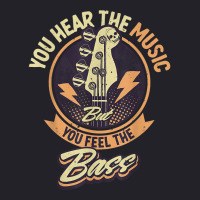 You Hear The Music But You Feel The Bass Guitar Player T Shirt Unisex Sherpa-lined Denim Jacket | Artistshot