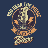 You Hear The Music But You Feel The Bass Guitar Player T Shirt Men Denim Jacket | Artistshot