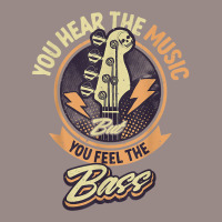 You Hear The Music But You Feel The Bass Guitar Player T Shirt Vintage T-shirt | Artistshot