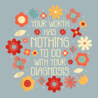 Your Worth Has Nothing To Do With Your Diagnosis, Brain T Shirt Unisex Sherpa-lined Denim Jacket | Artistshot