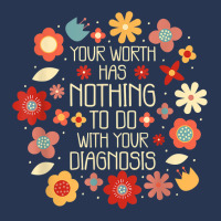 Your Worth Has Nothing To Do With Your Diagnosis, Brain T Shirt Men Denim Jacket | Artistshot