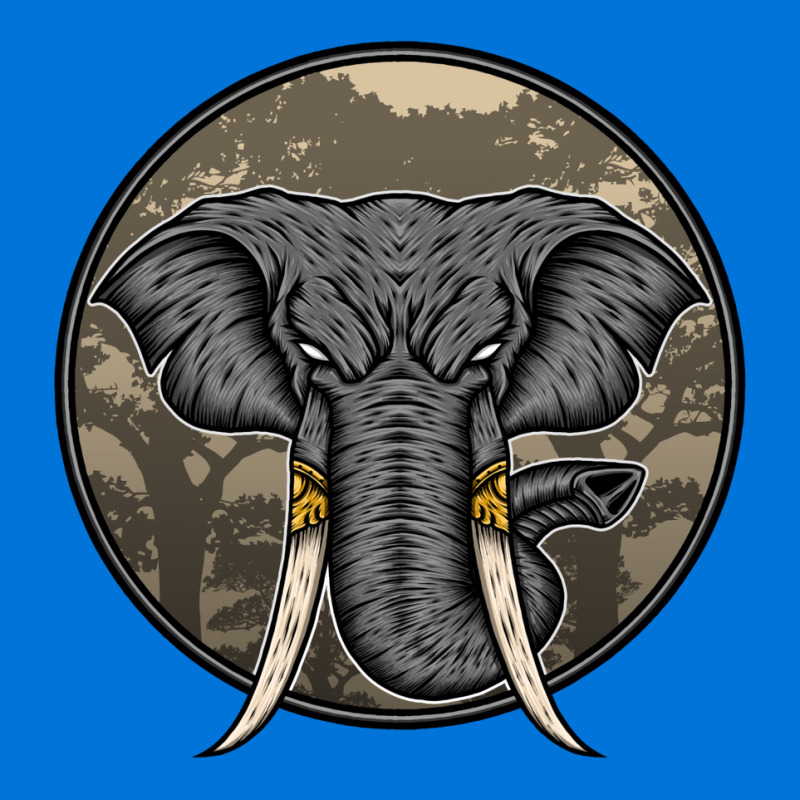 Wild Elephant Vector Graphic T-shirt | Artistshot